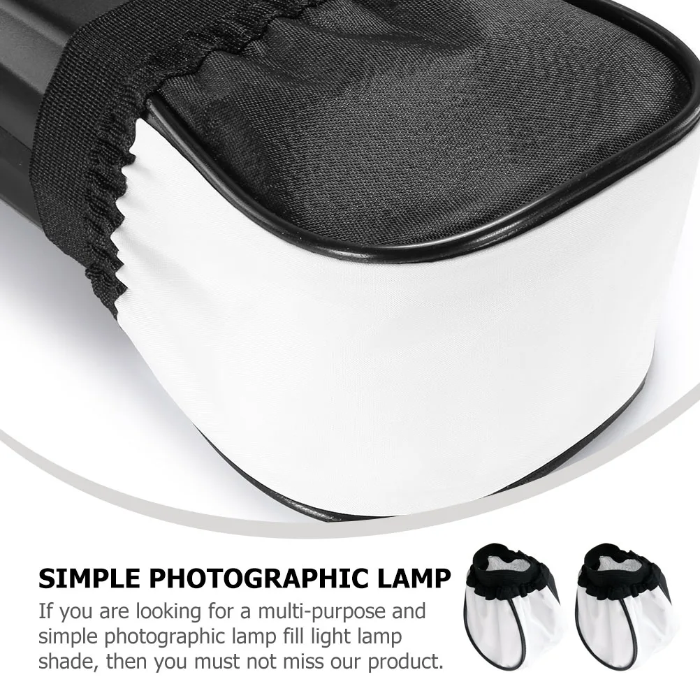 

2pcs Camera Flash Diffusers Premium Cloth Lampshades Durable Light Covers For Photography Accessories Fill Light Gentle Easy