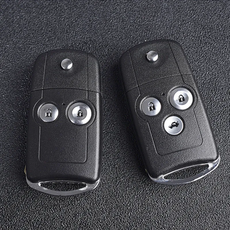 Remote Key Shell Case 2/3 Buttons For Honda Civic Accord Jazz CRV HRV CRZ Acura TL TSX ZDX RSX Flip Folding Key Replacement