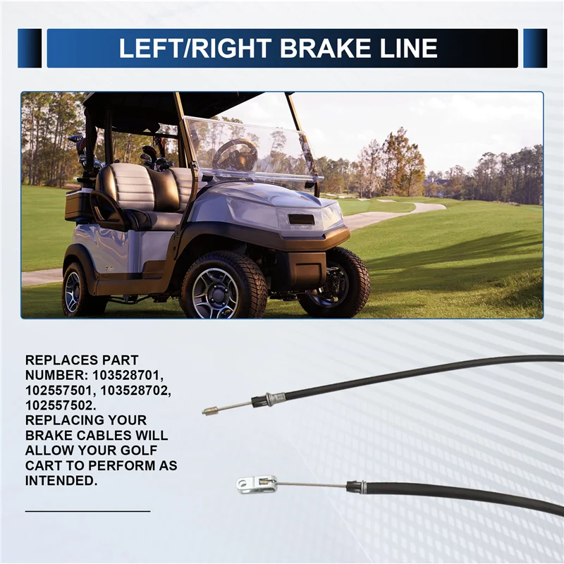 Latest Brake Cable For Club Car Precedent 2008-Up,L+R Driver And Passenger Side,103528701 102557501 103528702 102557502