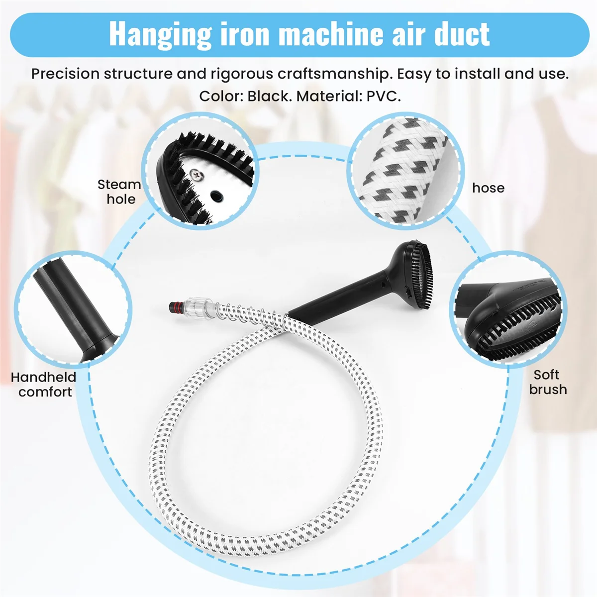 مجاري الهواء لآلة كي الملابس BFYL، ملحقات آلة كي الملابس العالمية مع فوهة