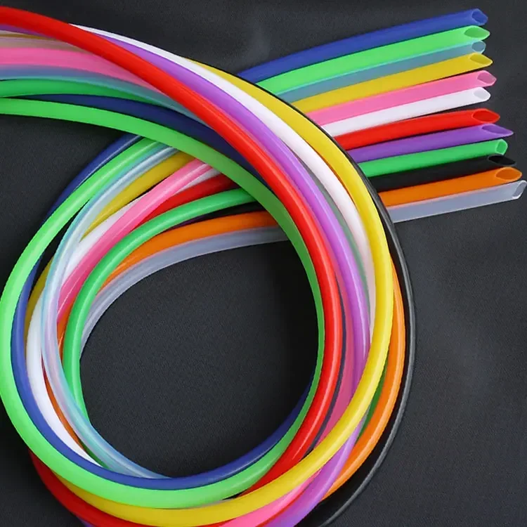 1/5M Silicone Tube ID 1 2 3 4 5 6 7 8mm Flexible Rubber Hose Thickness 1mm Food Grade Soft Milk Beer Drink Pipe Water Connector