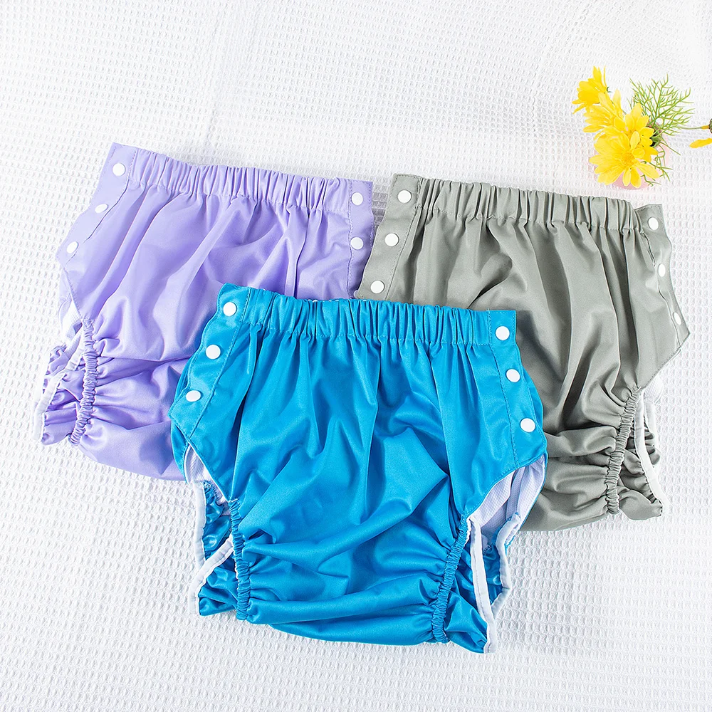 Pannolini per adulti riutilizzabili Pannolini di stoffa lavabili di grandi dimensioni per pazienti Anziani Uomini e donne Pantaloni per incontinenza Dropshipping