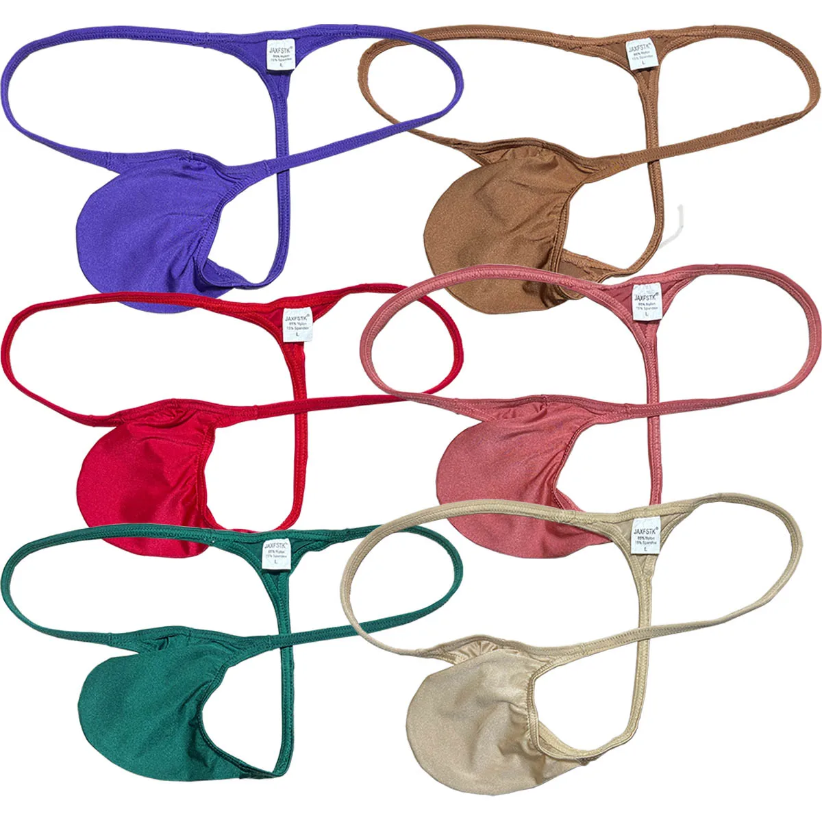 

Cheeky Men's Micro Thongs Shiny Tangas Big Pouch G-strings Smooth Bikini String Briefs Underwear Slip Jockstrap Sissy Panties