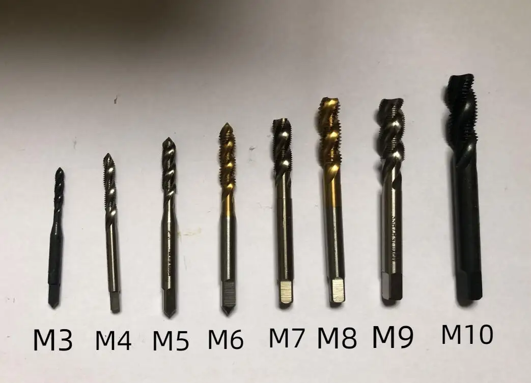 

Metric HSS Spiral Tap Select Size From M2/M3/M3.5/M4/M5/M6/M7/M8/M10M/11M/12M/14/M16/M18/M20/M22/M24