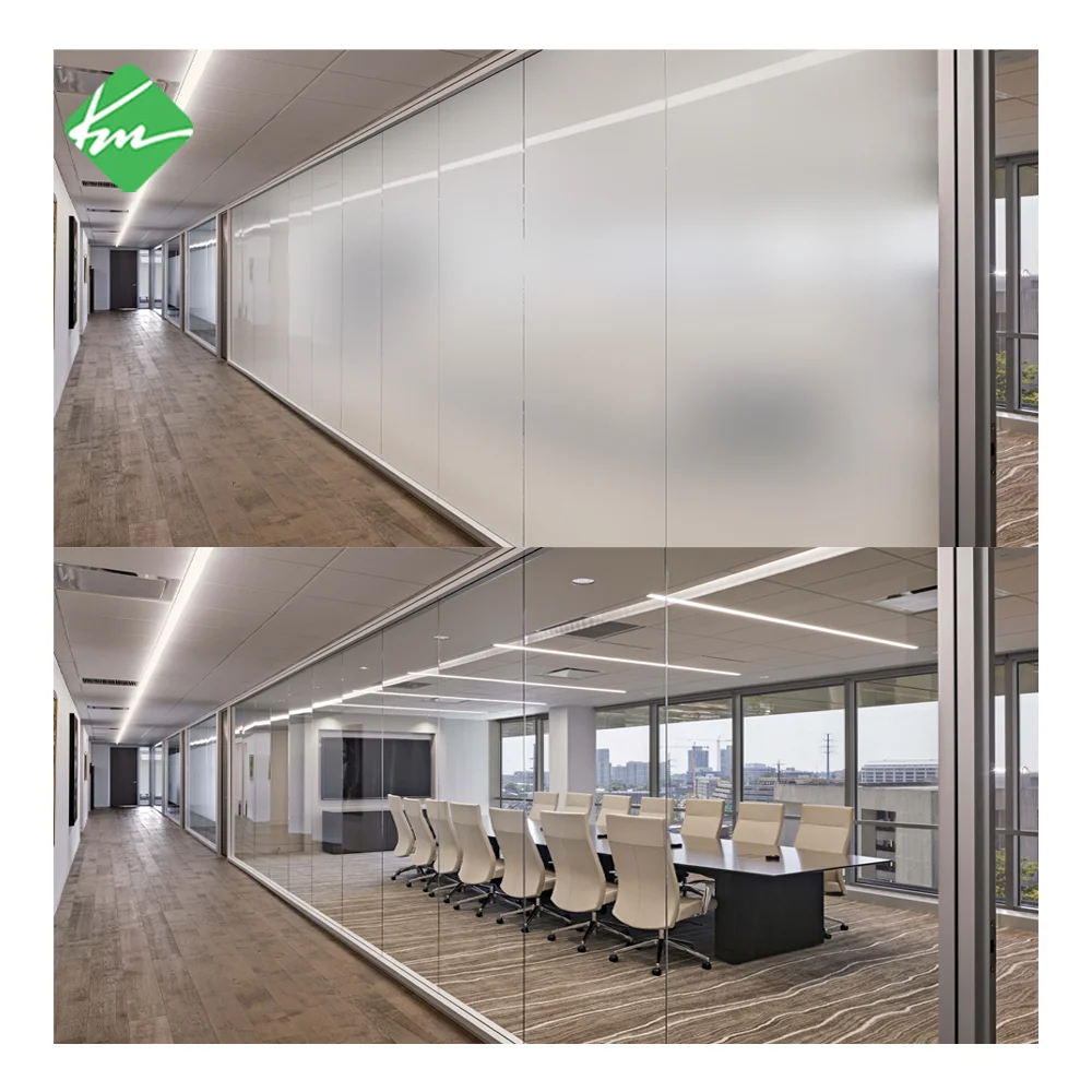 AIROW 84/88/92% PDLC Smart Glass Tint Film, Electric Switchable for Building Glass