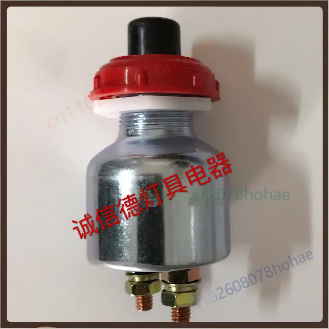 For Car Truck Modified Waterproof Start Switch Round Head Starter Button High Power Horn Push Button（5pcs）
