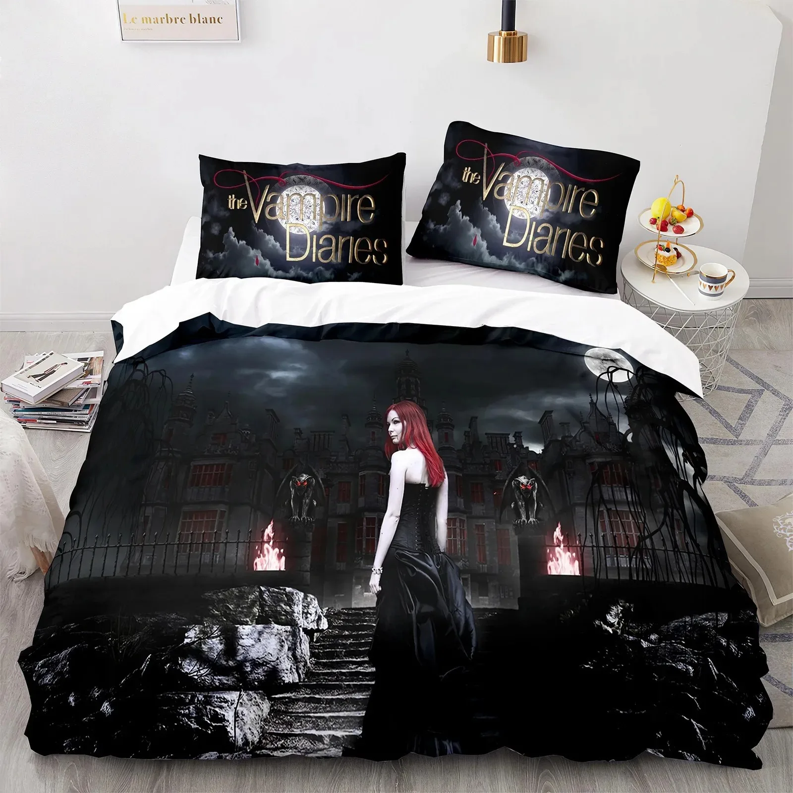 Cartoon 3D Printed Bedding Set Teen Wolf Scott Duvet Cover Pillowcases for Girl Boy Gifts