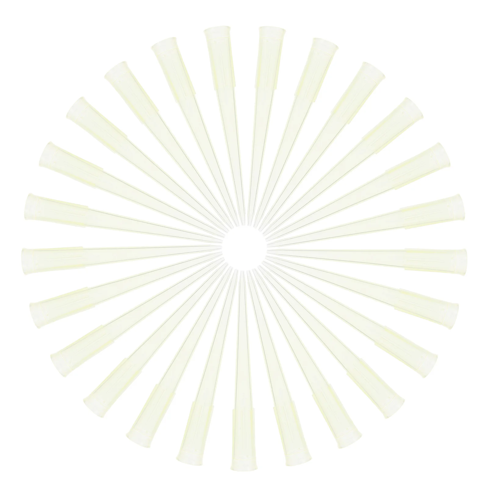 25 قطعة الغراء البلاستيك الاستغناء الإبر ل سيليكون الأصفر الغراء عالية اللزوجة الصناعة الكيميائية نقطة لاصقة