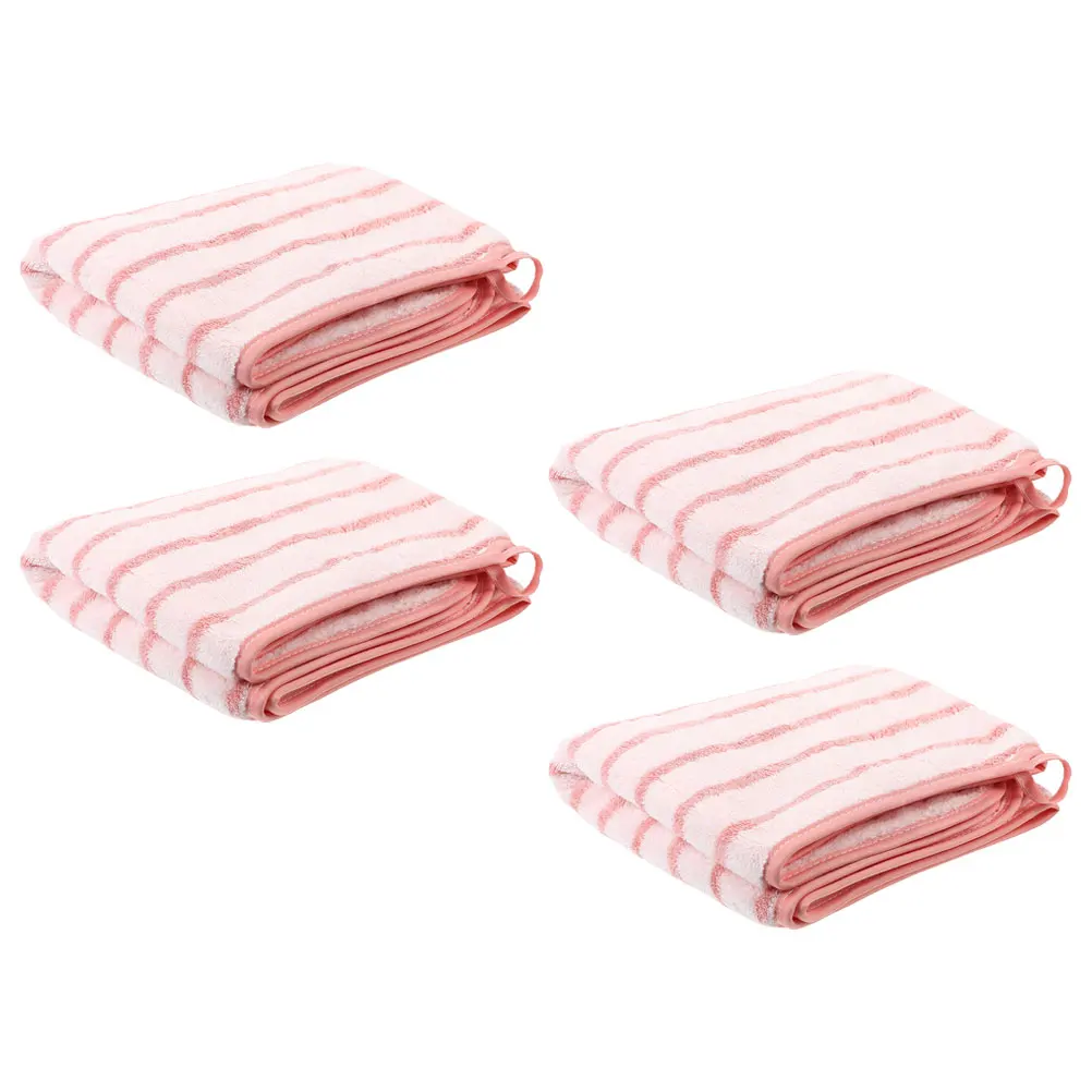 

4Pcs Coral Fleece Bath Towels Soft Absorbent Face Washcloths Quick Dry for Home Hotel Spa Gym Use Large Size Comfortable Daily