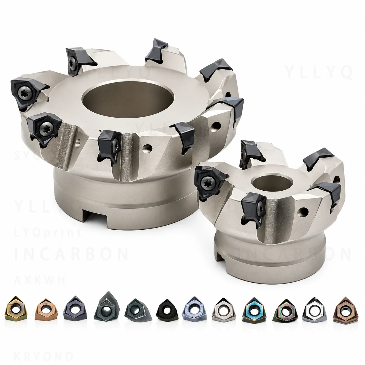 MFWN90 Degree 50mm 63mm 80mm Heavy Cutting Milling Cutter WNMU080608 Carbide Insert Double Sided CNC Milling Tool Holder