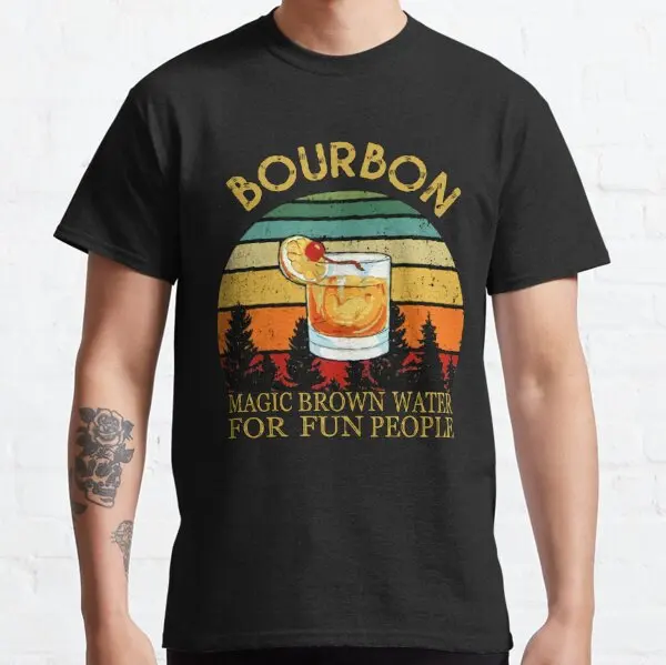 

Bourbon Whiskey,Whiskey Lover,Bourbon Drinker gift t shirt Funny Whiskey Gifts With Sayings Graphic clothes Large size topsi
