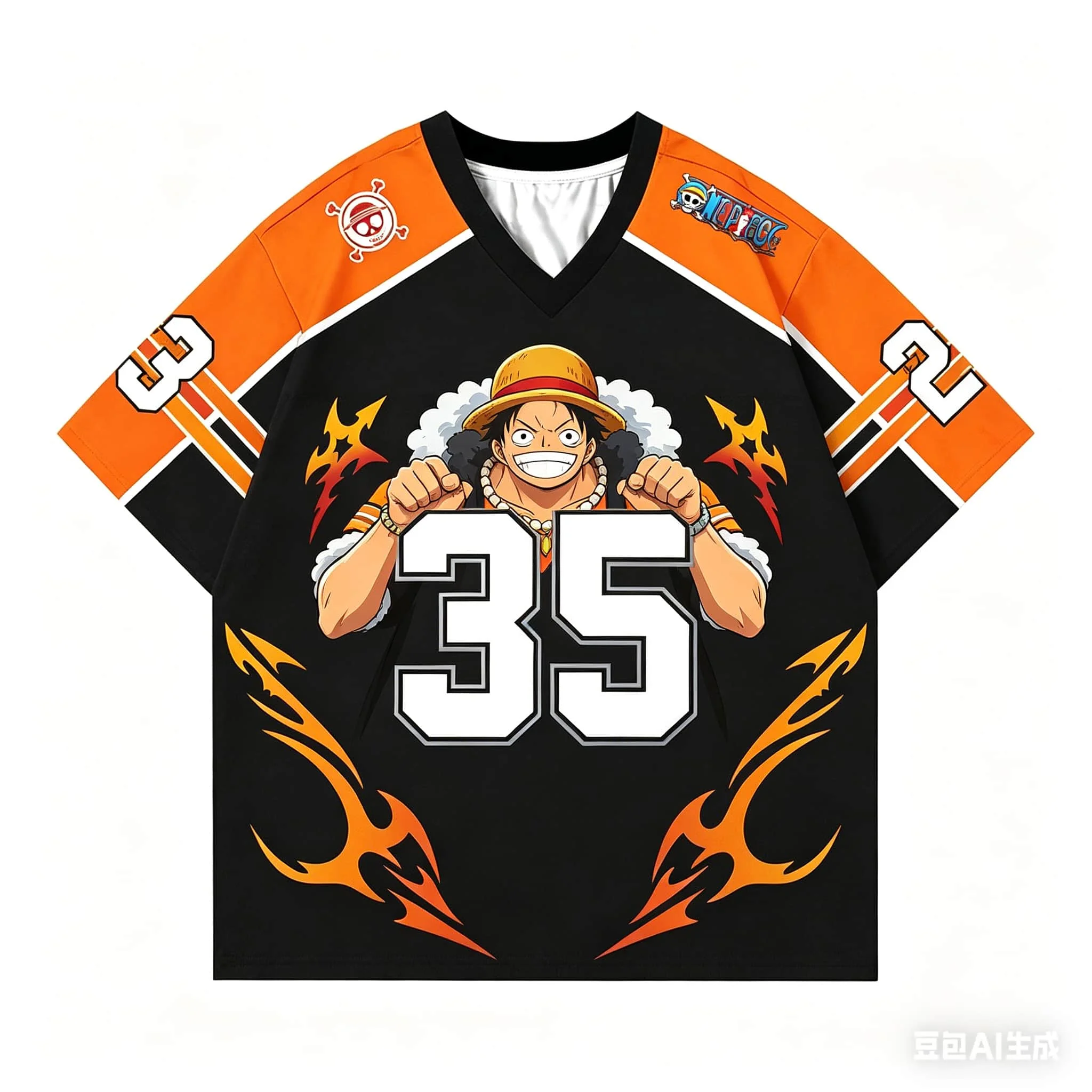 2026 Bestseller Japanischer Manga "One Piece" Modische Schnelltrocknende und Atmungsaktive T-Shirts für Männer, Frauen und Kinder – Detail 5