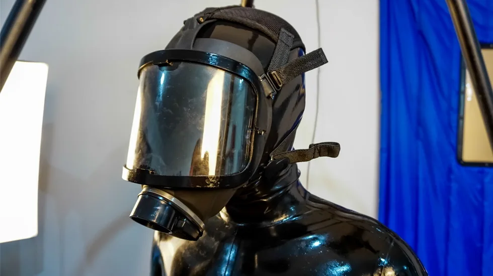 (DM507) accessoire de capot de masque à gaz conquer demi-visage en caoutchouc latex de qualité supérieure