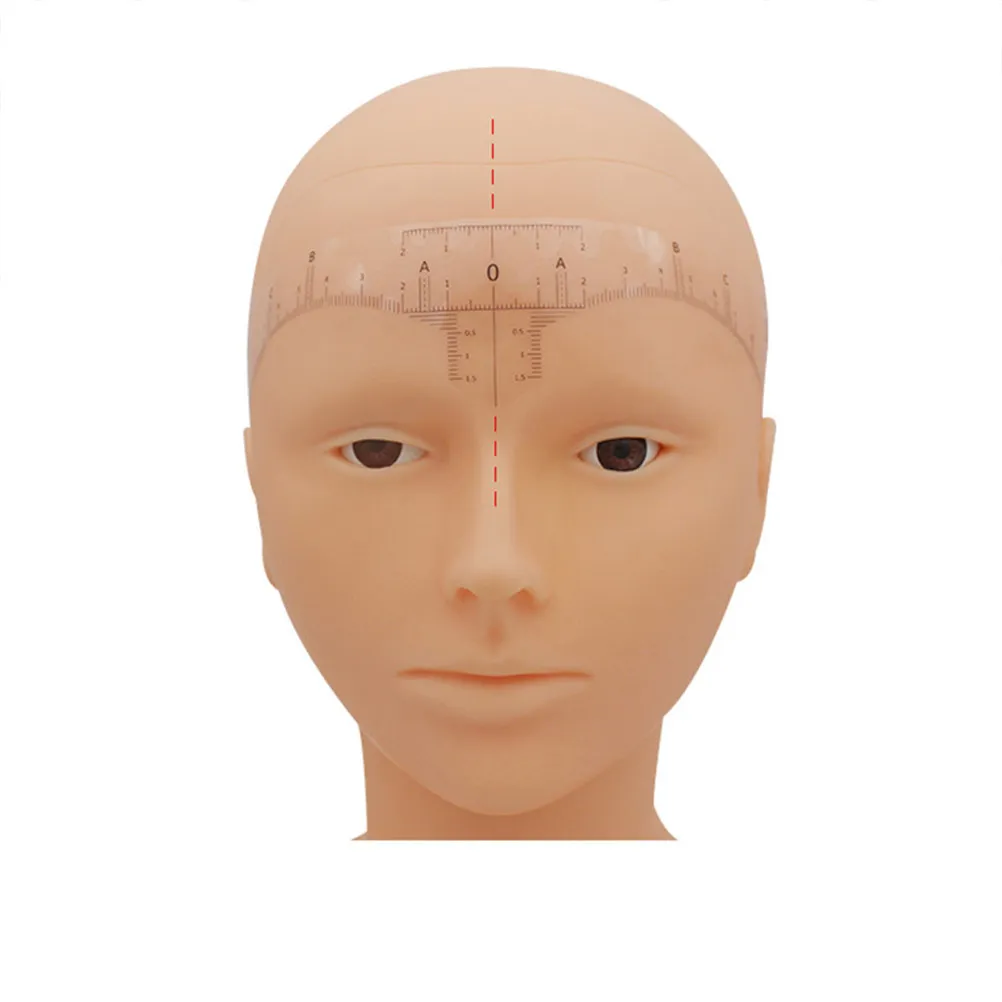 

50 шт. одноразовых мини-линейок-наклеек для бровей, штангенциркуль для тату и ювелирных изделий, измерительный инструмент, инструменты для формирования бровей, макияж