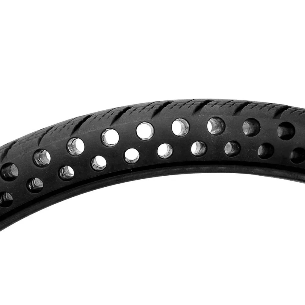 bicycle Tires 16 Inch Non-pneumatic Airless Ever Tire Perforated Shock Absorbing Tyre Explosion-Proof Solid Tires 16*1 3/8