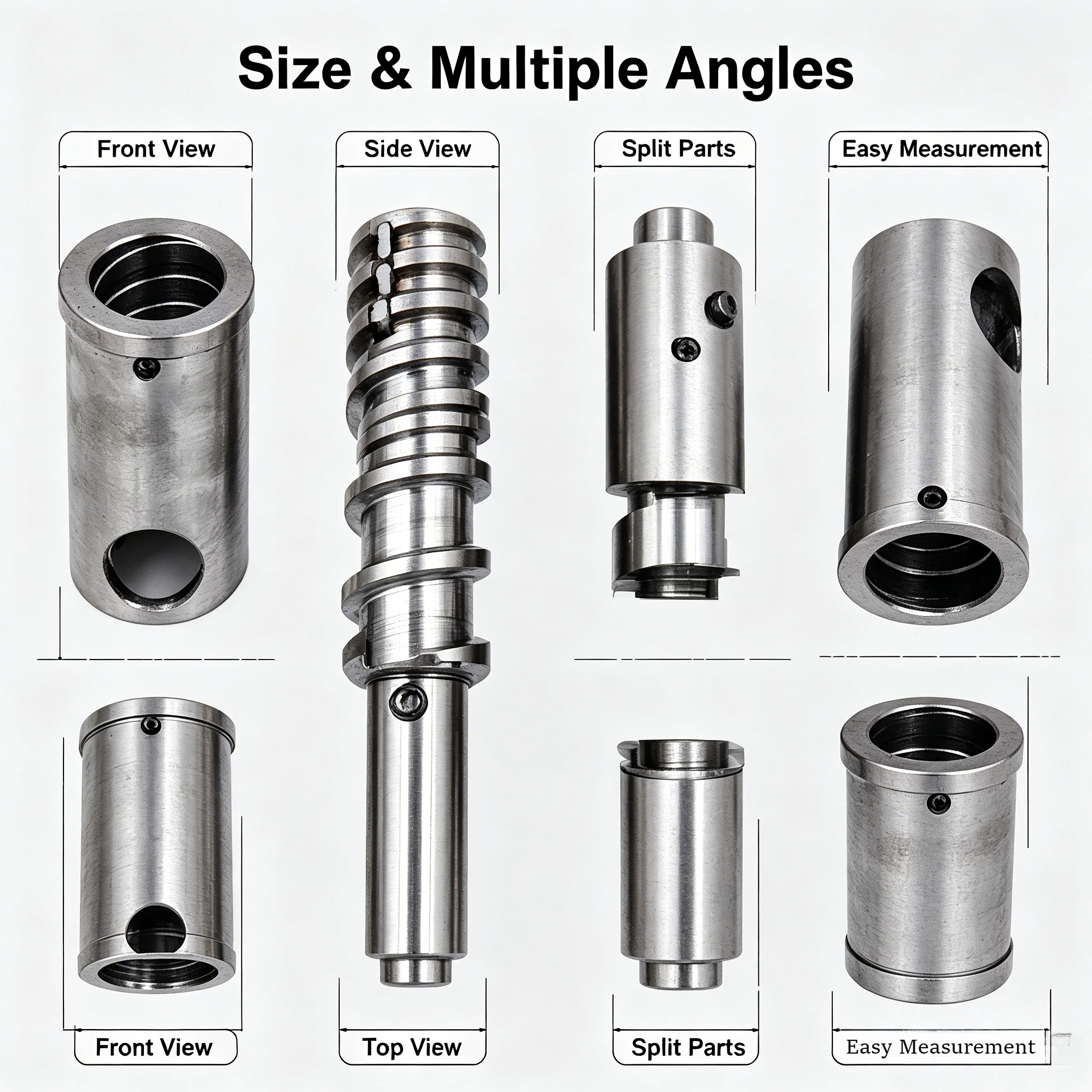 Corn Screw Screw Sleeve Jinshi Small Multifunctional Expanding Machine Supporting Parts Food