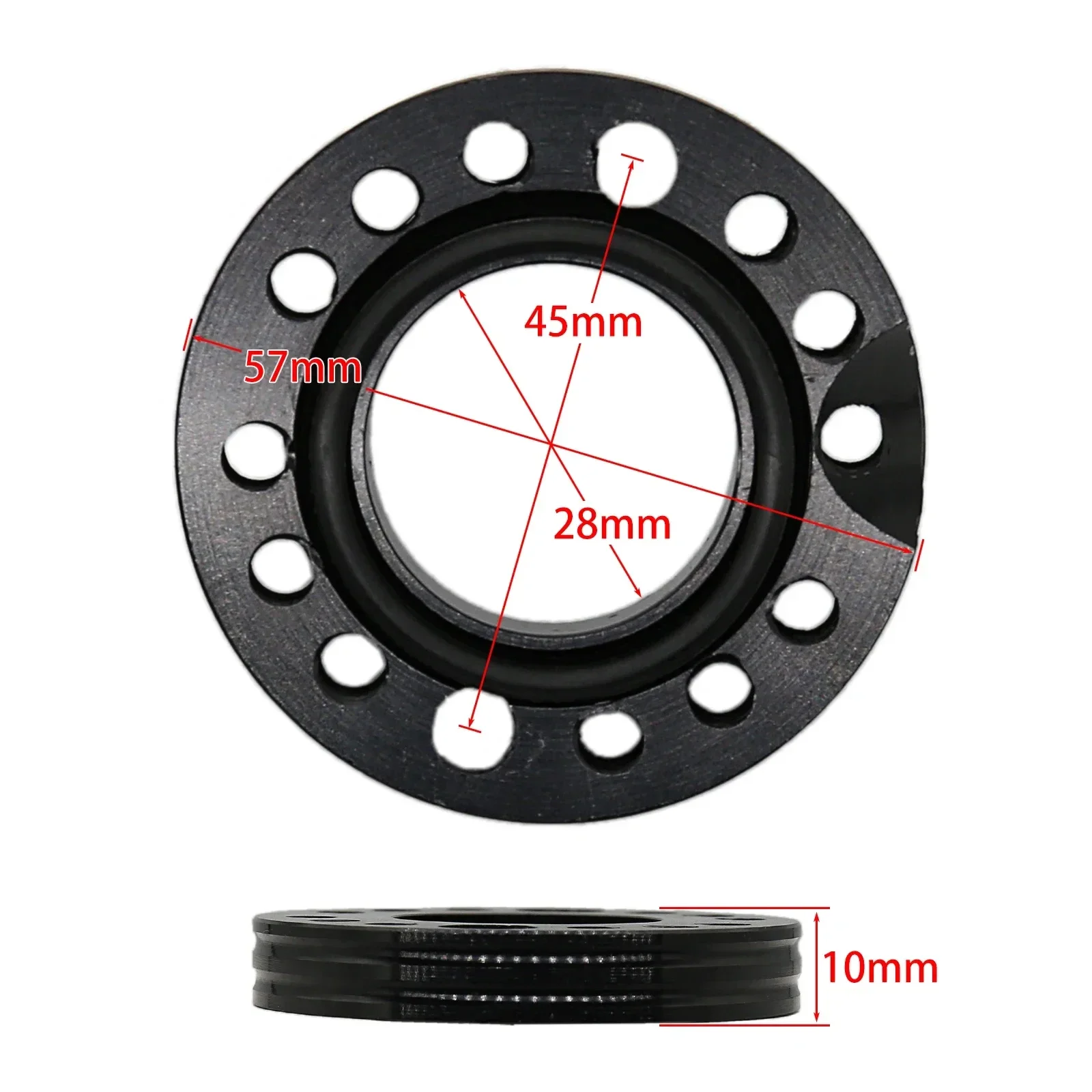 28mm colorful CNC Carb Adjuster Carburetor Inlet Manifold Spinner Plate Adaptor For Pit Dirt Bikes Buggy