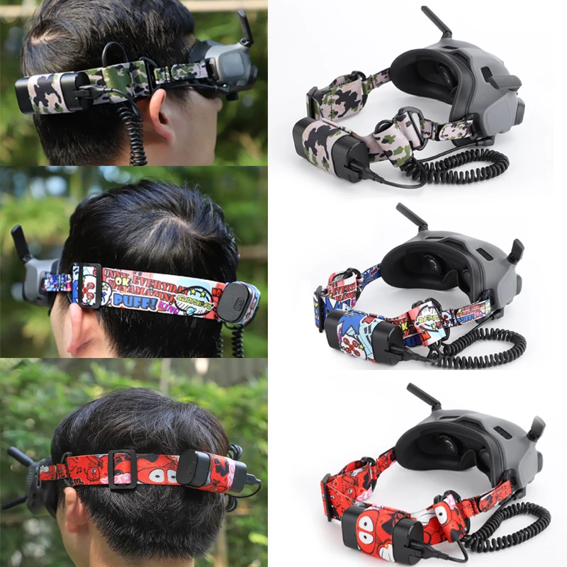 Ремешок на голову для очков DJI Avata 2/FPV, очки V2, ремешок на голову, чехол для хранения аккумулятора, элитный ремешок, держатель для аккумулятора, аксессуары