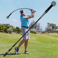 Golf Swing Trainer Aid 40"48'' Improving Rhythm Flexibility Balance Tempo And Strength Flexible Warm-up Stick Golf Training Aids 2
