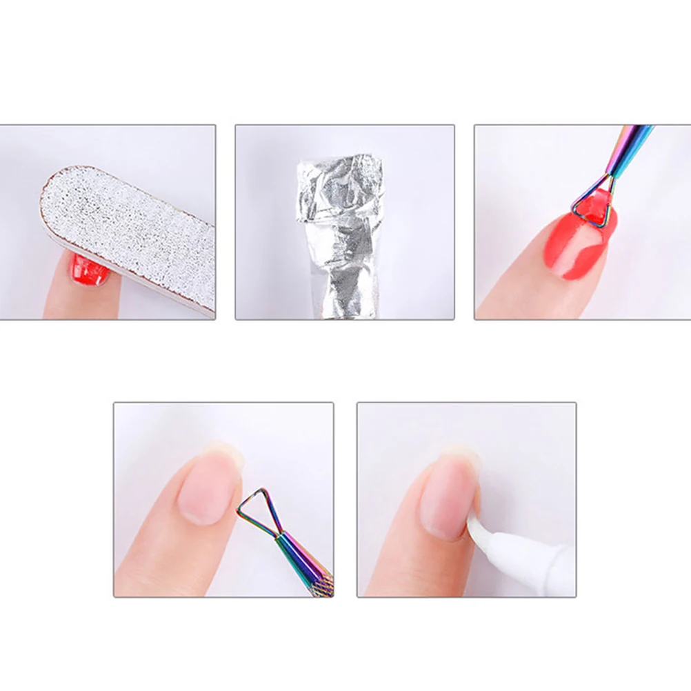 

Armor Removal Planer Nail Pusher Manicure Tools Cuticle Trimmer for Art Gel Polish Remover