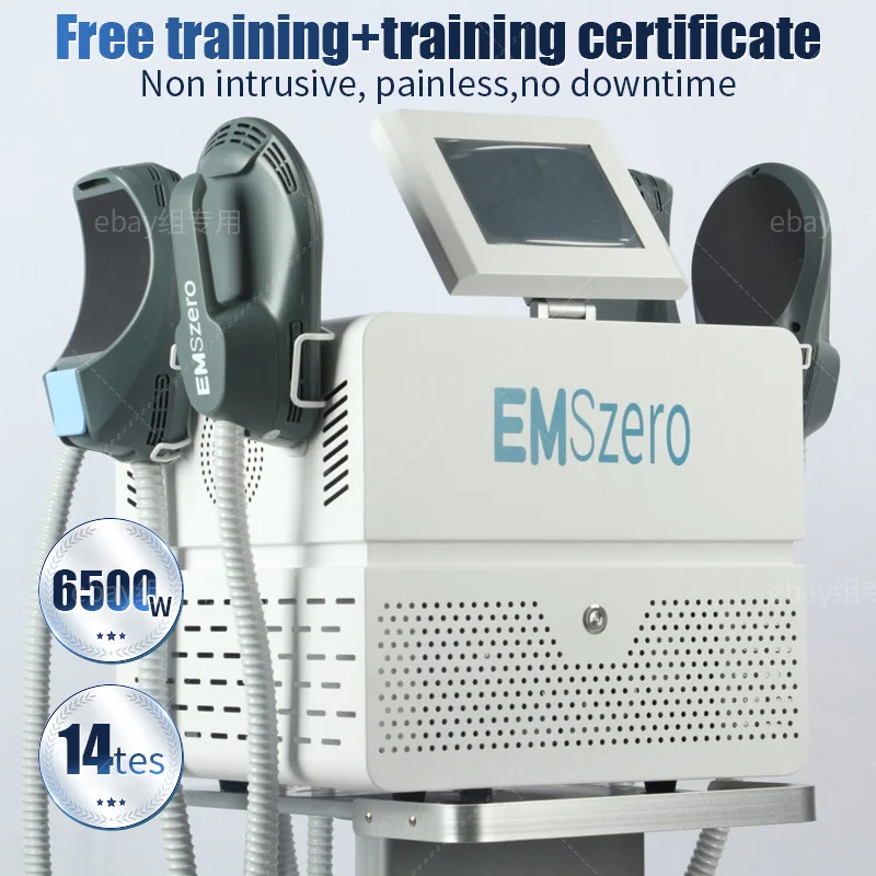 Muscle Training Machine 6500w Emszero Professional Body Muscle Electromagnetic Stimulate RF Pelvic Pelvic Floor