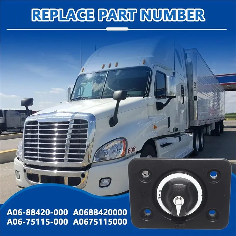 Battery Disconnect Cutoff Switch For Freightliner M2 106 2018-2022 Cascadia 2014-2021 Truck Accessories-A91R