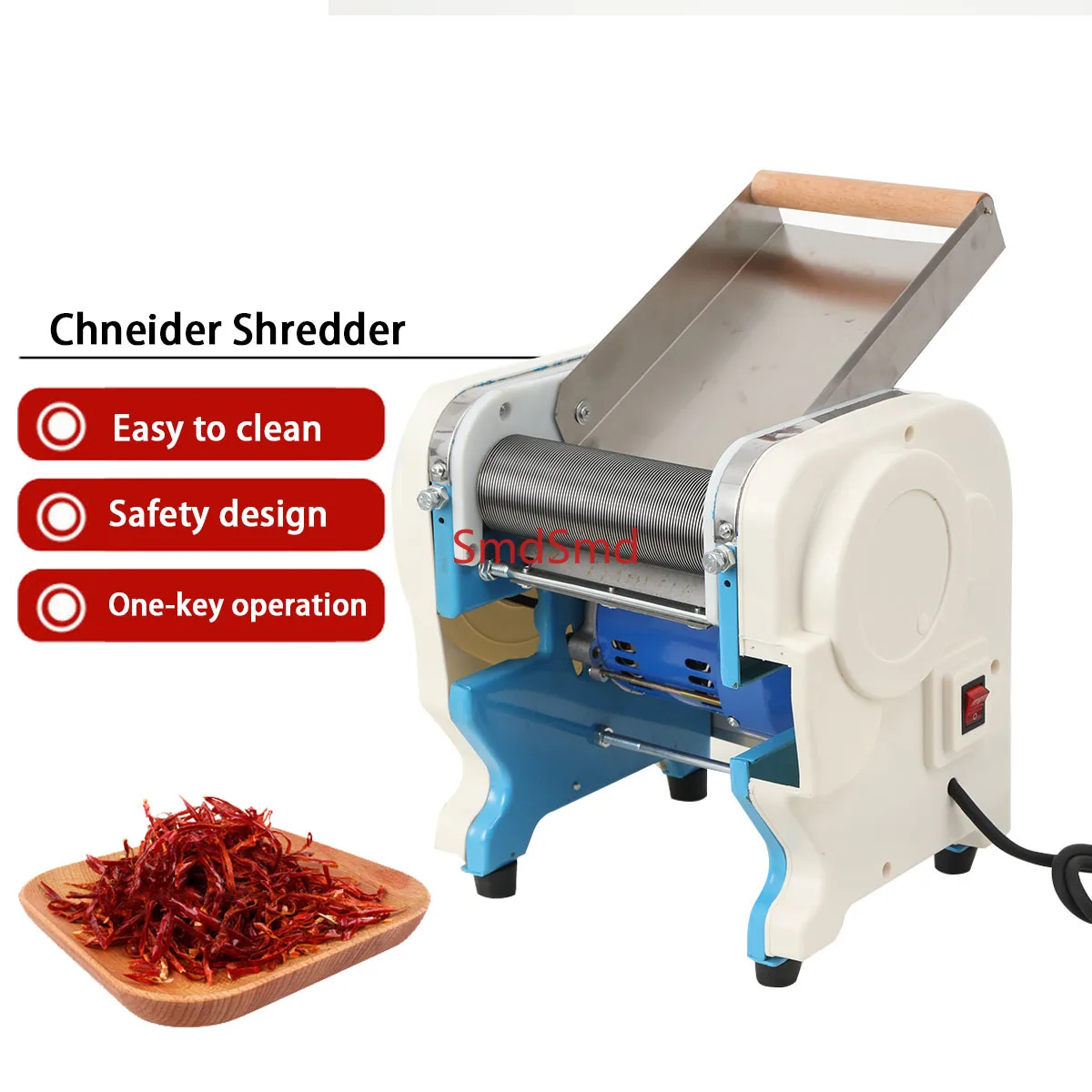 550W Tea Leaf Cutter Machine Seaweed Cutting Machine Dried Pepper Shredded Machine Electric Cutter Shredder Cutting width 1mm