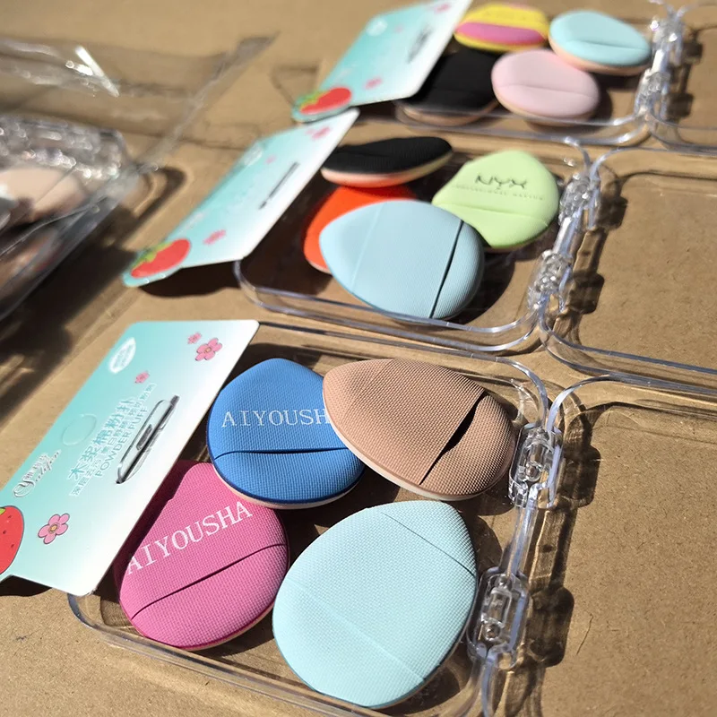 Zachte minimake-up poederdons Duimmengspons voor crème Foundation en concealer Gemakkelijk schoon te maken Beauty Essential