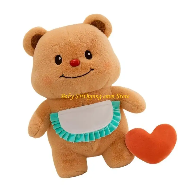 

23GD Recordable Plush Love Heart Bear for Kids Adult Soft Stuffed Animals Toy with Voice Message Talking Plush Dolls for Baby