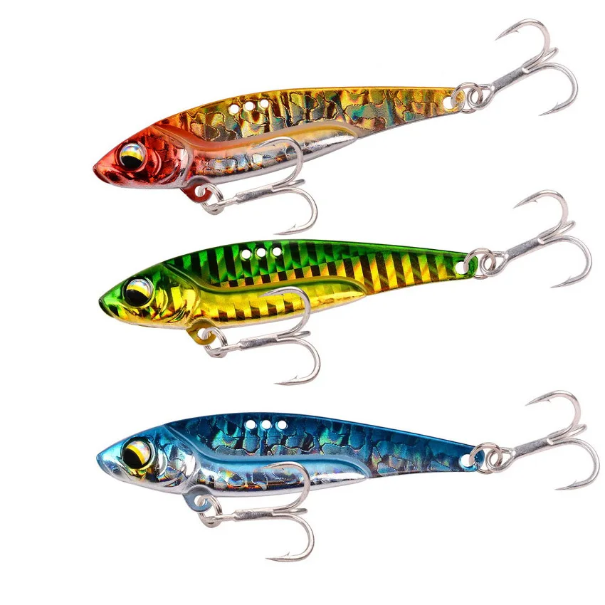 VIB Señuelo de Pesca con Vibración – Cebo Metal Cobre para Trucha - imagen 4
