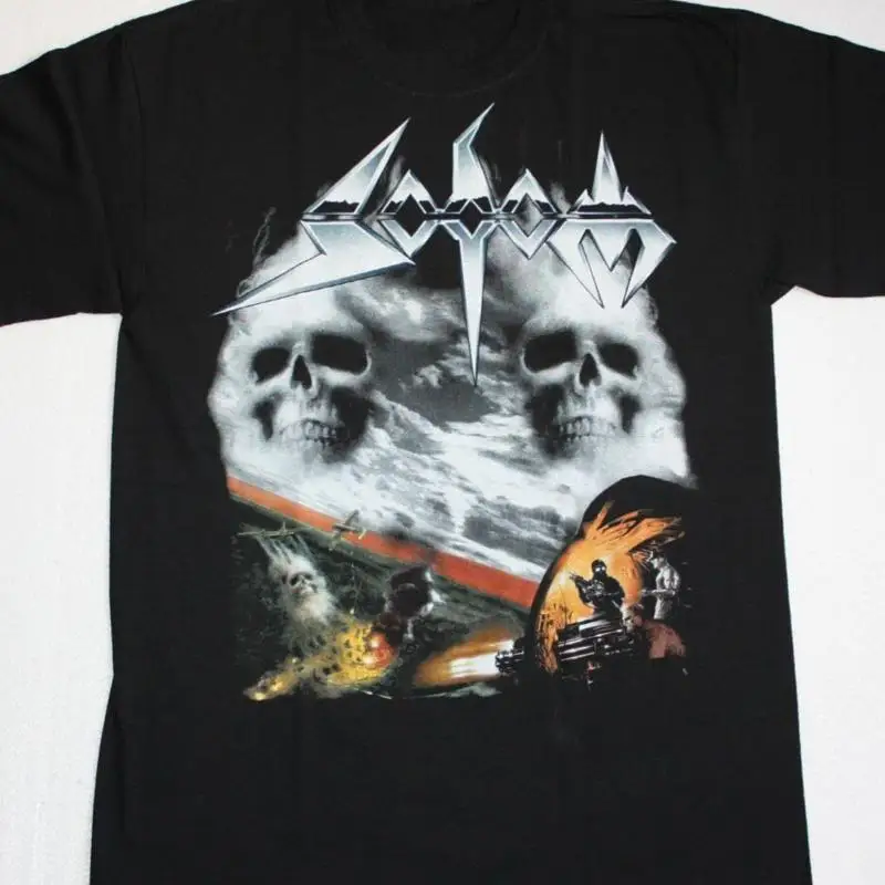 Vtg Sodom Agent Orange 1989 Cotton Black Full Size T Shirt Sg217