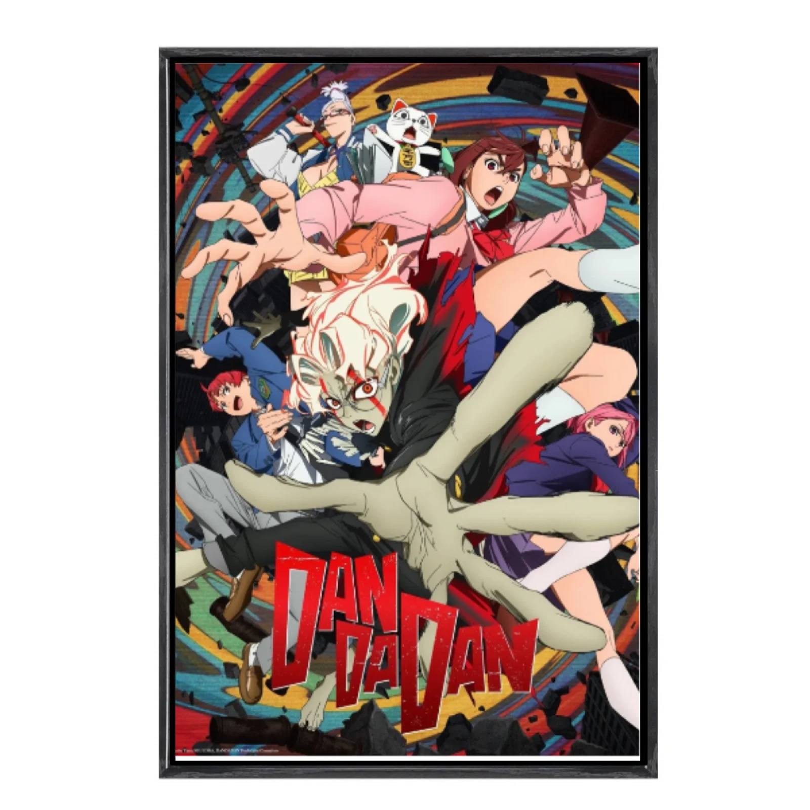 

Japanese Manga Multi-Size Canvas Poster Double Framed Wall Art,Dan Da Dan Home Decor for Living Room Bedroom
