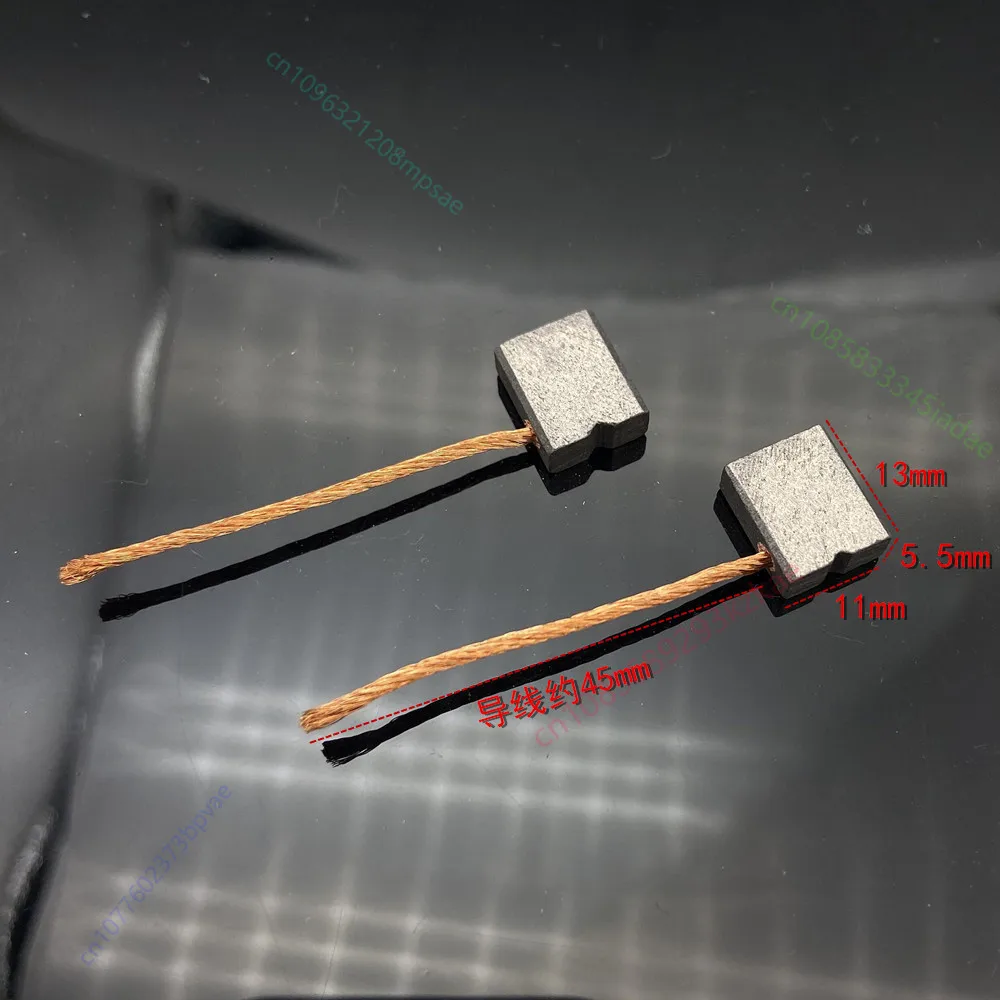 Automobile carbon brush 5.5 * 11 * 13 dual engine hybrid brake ABS pump accumulator Electronic brake pump carbon brush 5.5x11x13