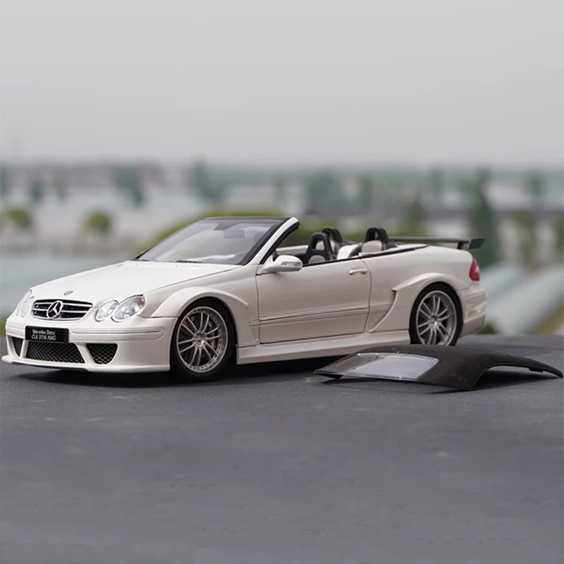 1:18 skala CLK DTM Cabriolet kabriolet symulacja aluminiowy Model samochodu statyczny wyświetlacz zabawka kolekcjonerska prezent pamiątkowa dekoracja