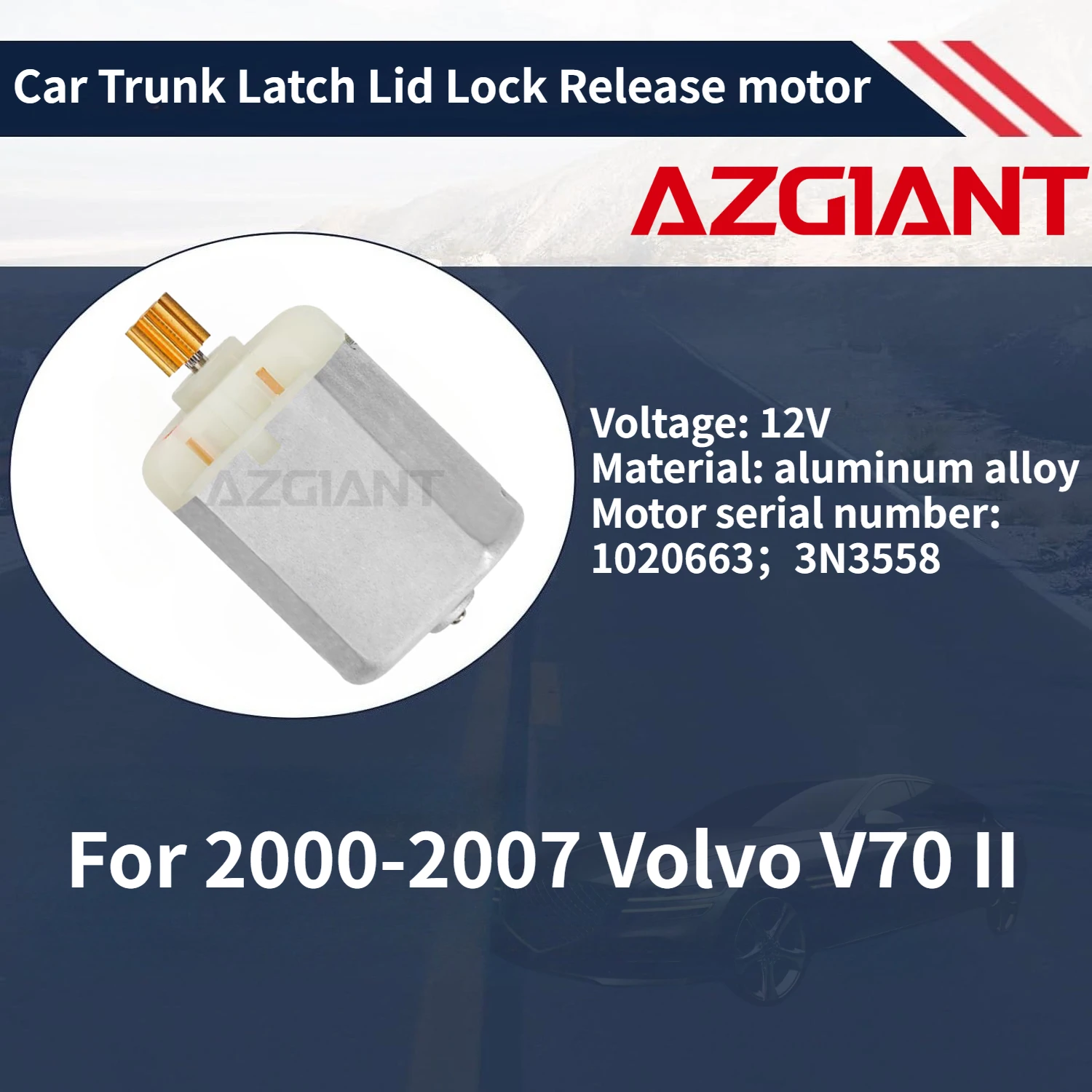 

For 2000-2007 Volvo V70 II Car Trunk Latch Lid Lock Release motor Brand New high-quality replacement parts Auto Accessories OEM