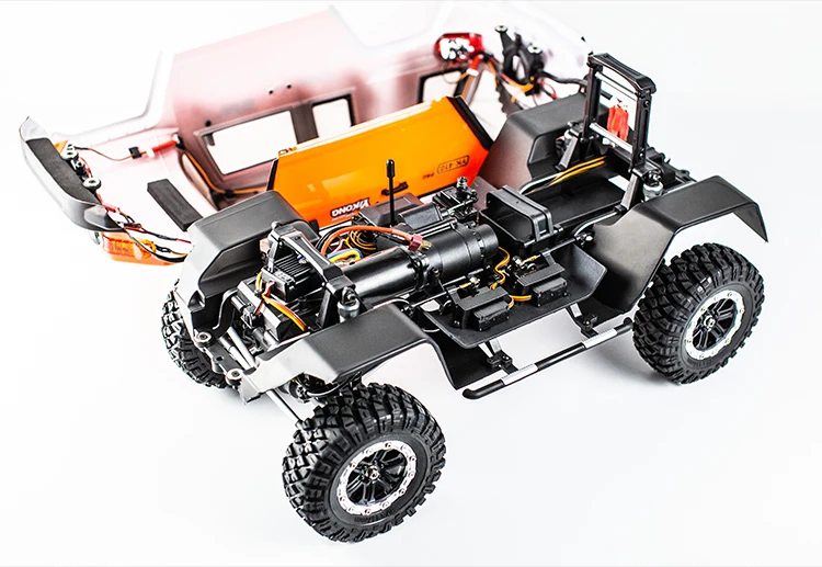 Nowy model samochodu 1/10 YIKONG YK 4103/YK410 FJ do LAND CRUISER Profession Crawler Climbing RC 4WD z blokadą mechanizmu różnicowego oś