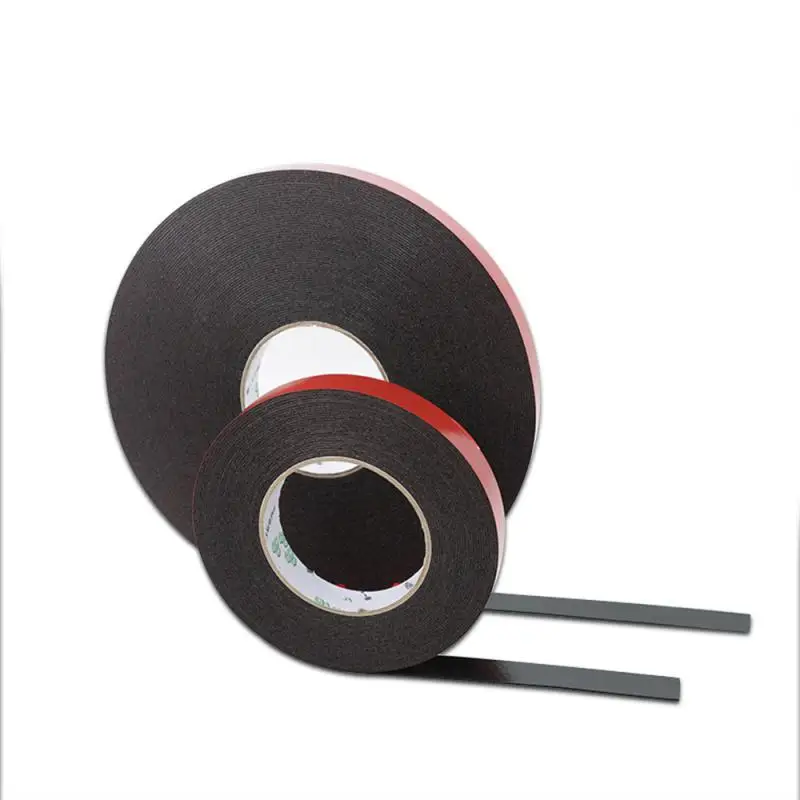 1mm Thickness Super Strong Double Side Adhesive Foam 5/8/10/12/15/18/20/24/25/30mm Wide For Mounting Fixing Pad Sticky