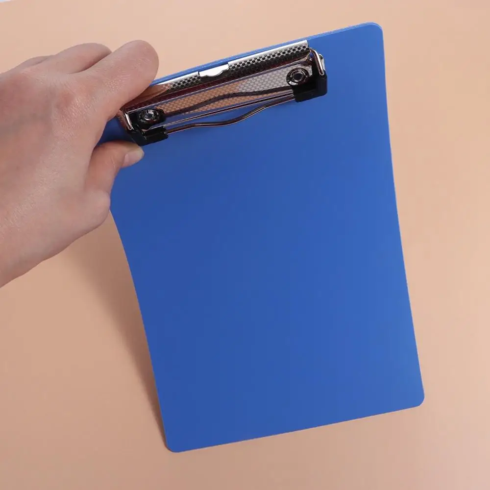 With Low Profile Gold Clip A4 Writing Clipboard Writing Sheet Pad Writing Tablet A4 Paper Organizer Document Folder Writing Pad