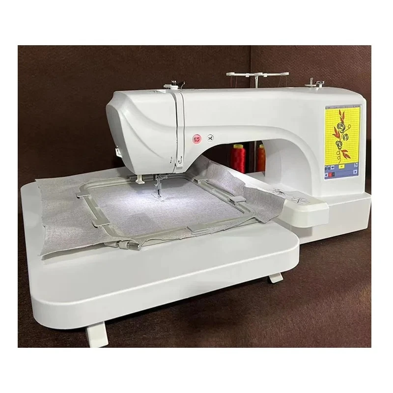 

Es6 New Technology Best Domestic Embroidery Machine Household Price For Home Hat Logo Sewing Big Area 200*280mm