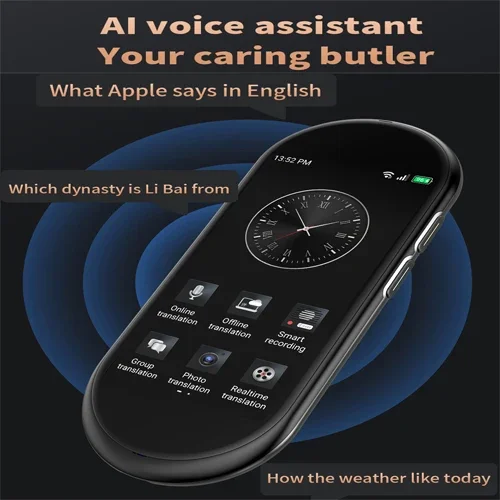 New arrival 4G language english spanish 139 languages translator voice translation real time translator