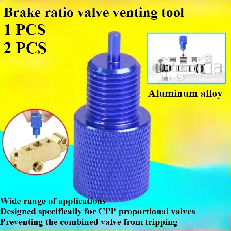 Brake Proportioning Valve Bleeder Tool for Adjustable Brake Proportional Valve Air Bleeding Tool Aluminum Alloy