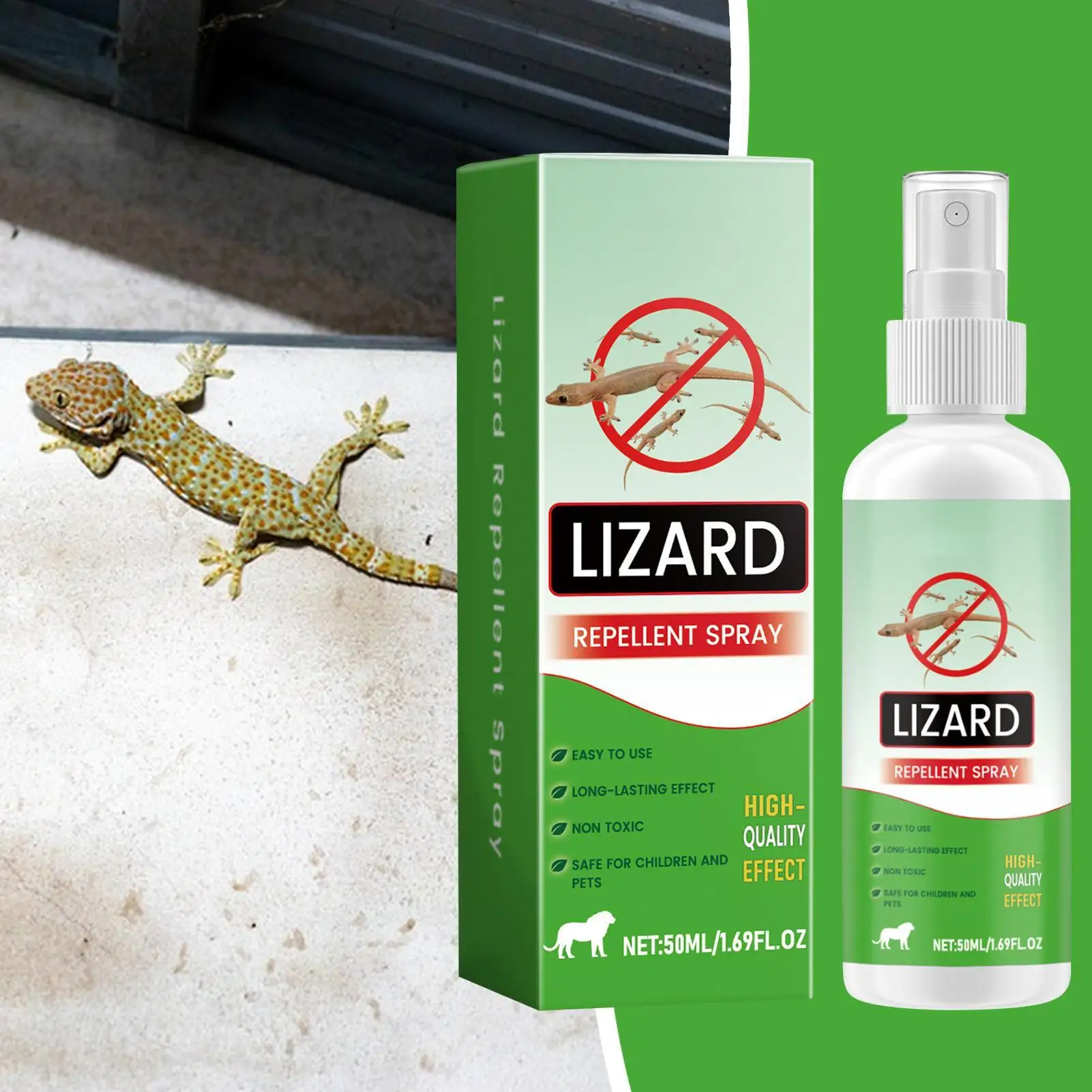 Gecko Repellents Spray 50ml Lizard Repellents Lavender Oil Gecko Spray Repel Repeller Control Pet Safe Reptile Deterrents