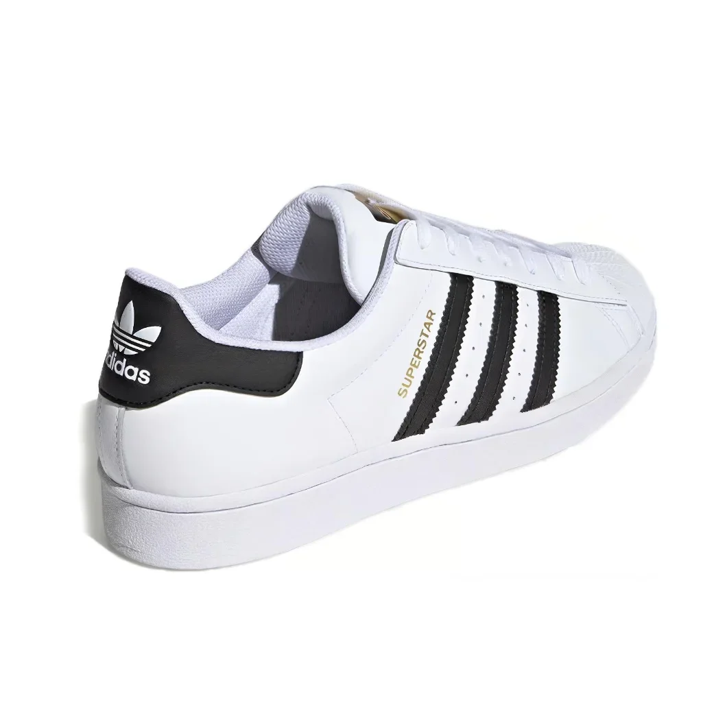 Adidas New SUPERSTAR Low Men and Women Sneaker Classic Casual Board Shoes Lightweight and breathable Sneakers Black&White