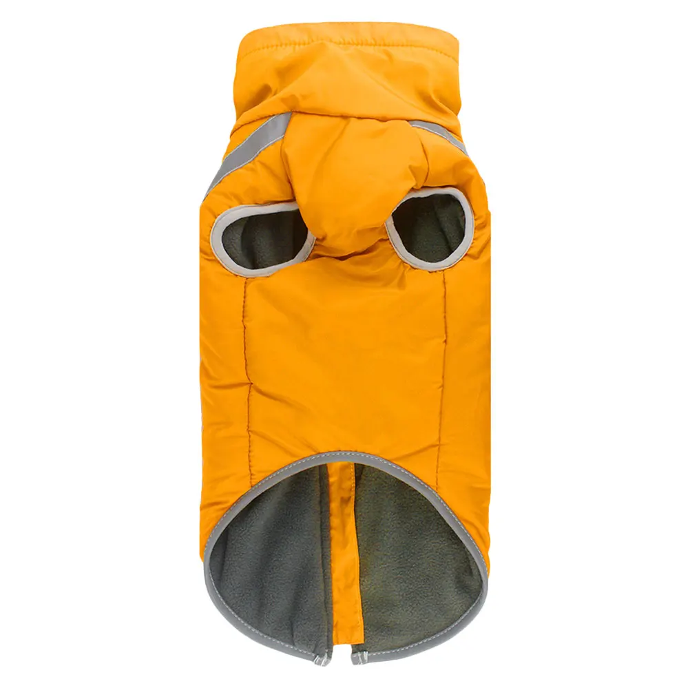 

1pc Thickened Dog Cotton Coat Pet Clothes For Large Dogs Durable Waterproof Raincoat Winter Warm Jacket Outdoor Windproof Puppy