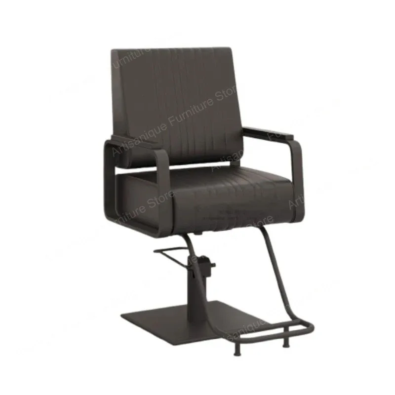 Industrial Space Saving Barber Chair Practical Professional Salon Chair Cushioned Styling Friseurstuhl Barbershop Equipment