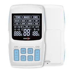 ROOVJOY tens unit + tens massager +EMS 3 IN 1 Combo 36 Modes 2 Channels TENS Machine