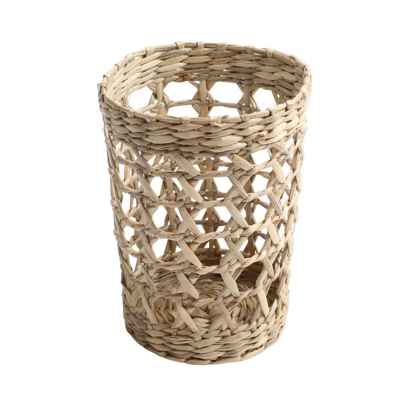 Sea Grass Weaving Cup Cover Glass Anti Scalding Handmade Cup Cover Tea Cup Flower Pot Mesh Milk Tea Cup Cover Home Supplies