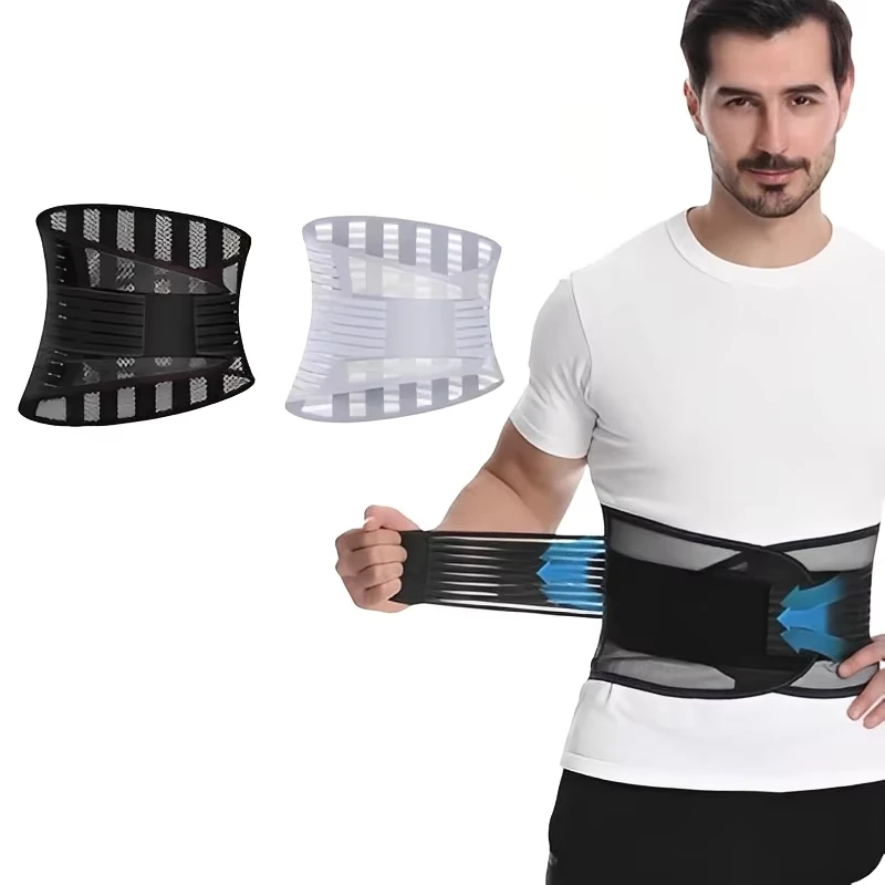 Adjustable Shapewear Corset Belts Waist Trainer Slimming Sheath Flat Belly Reductive Breathable Mesh Lumbar Protector Back Part