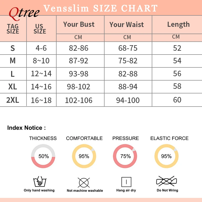 Qtree Women Tummy Control Shapewear Classic 2-IN-1 with Padded Bra High Elastic Strench Vest Body Shaper Slimming Up Lift Corset