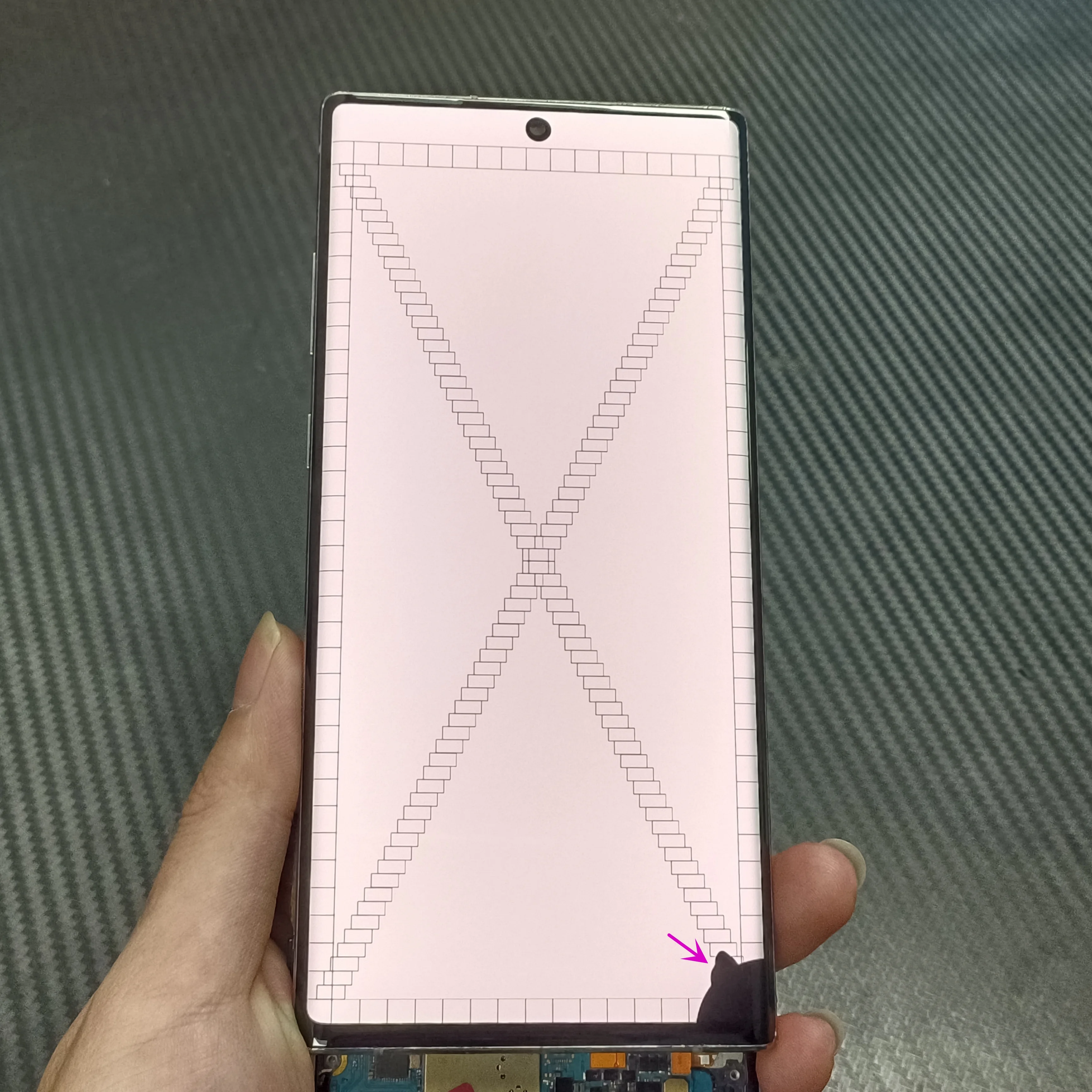 High Quality Screen For Samsung Note 10 Plus LCD Display With defect 6.8